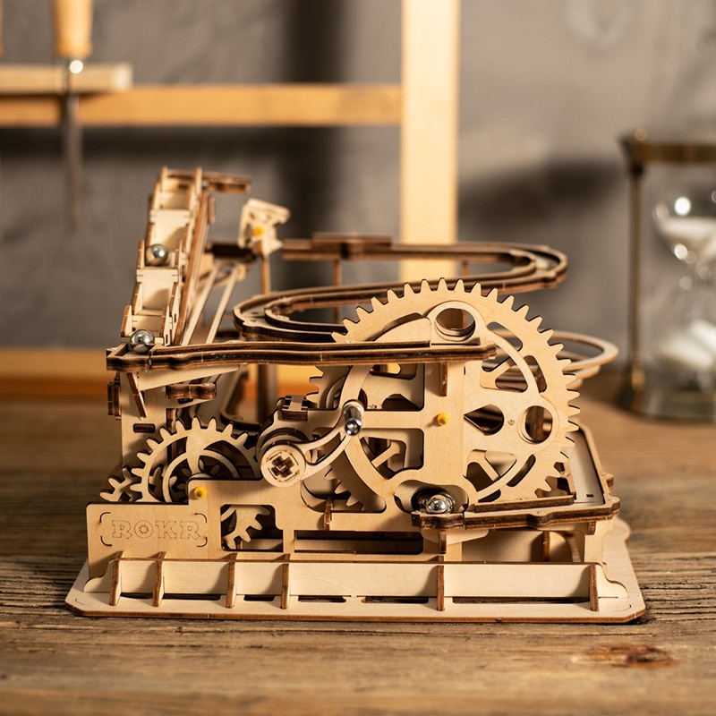 DIY Waterwheel Wooden Model Puzzle