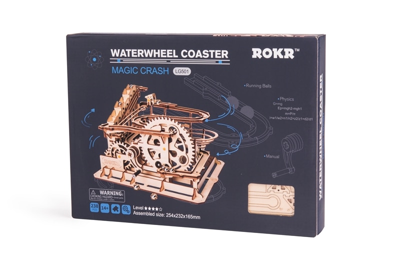 DIY Waterwheel Wooden Model Puzzle